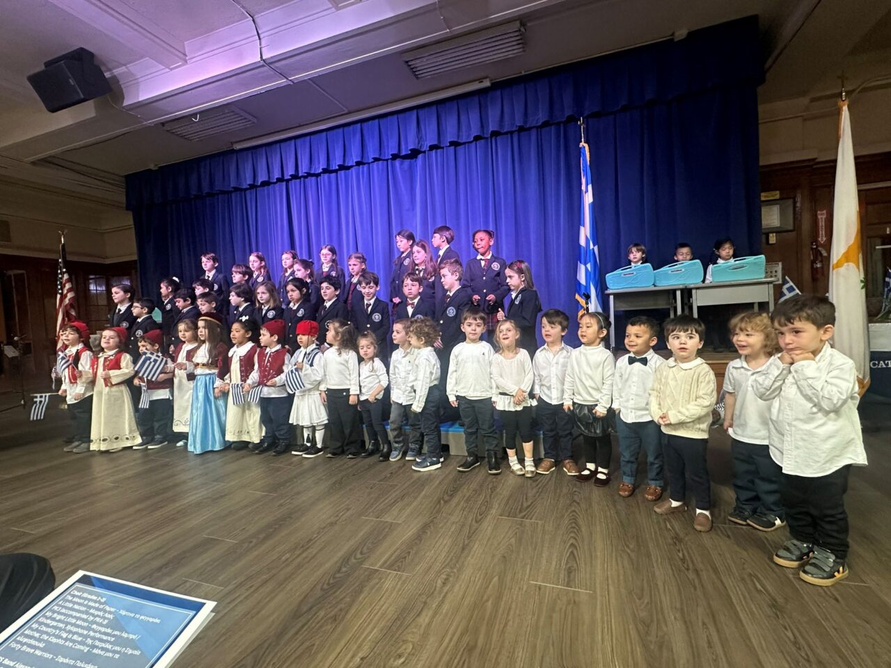 Freedom Remembered in the Cathedral School March 25th Program Preschool with upper grades of the Cathedral School