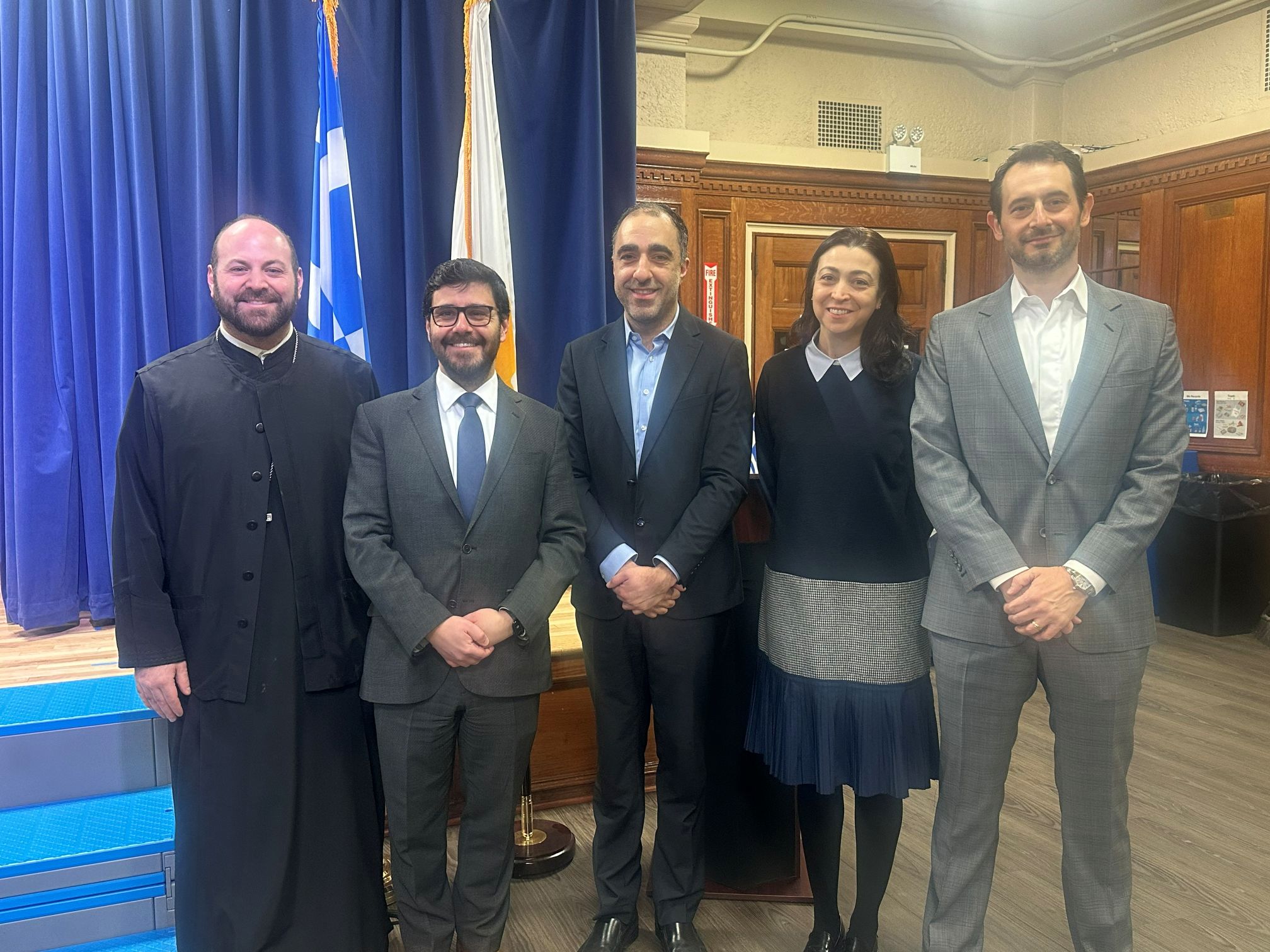 Prominent guests included: Very Rev. Archimandrite Chrysostomos Gilbert, Dean of the Cathedral; Mr. Petros Dorizas, Consul of Greece in New York;His Excellency Kyriakos Pogiatzis, Consul General of Cyprus in New York, Principal Meropi Kyriakou of the Cathedral School, and Mr. Will Sakellaris, President of the School Board of the Cathedral