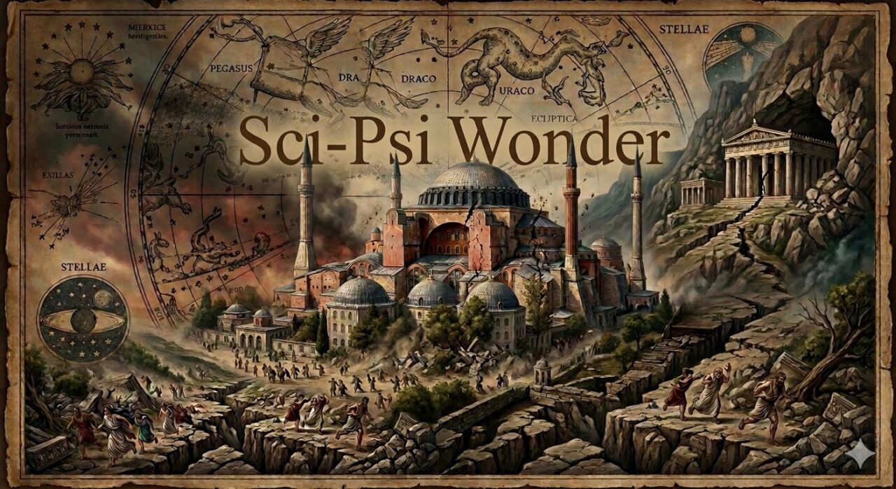 SCI-PSI WONDER: Hagia Sophia under renewed earthquake threat? Is Sophia/Sofia a universal scaling law pleasure-center? Was the Oracle on shrooms? Oldest sky map ever discovered; Science of antiquity edition Hagia Sophia under renewed earthquake threat?