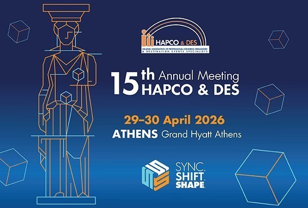Στην Αθήνα το HAPCO & DES Annual Meeting 2026 – Στο επίκεντρο ο μετασχηματισμός του κλάδου των συνεδρίων Στην Αθήνα το HAPCO & DES Annual Meeting 2026