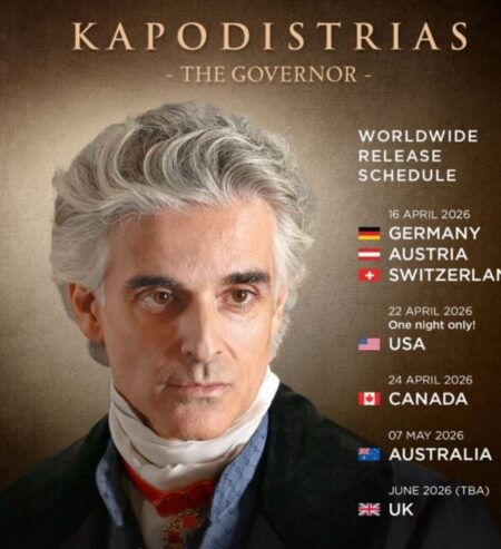 Scene from Kapodistrias The Governor film depicting Greece’s first Governor Ioannis Kapodistrias