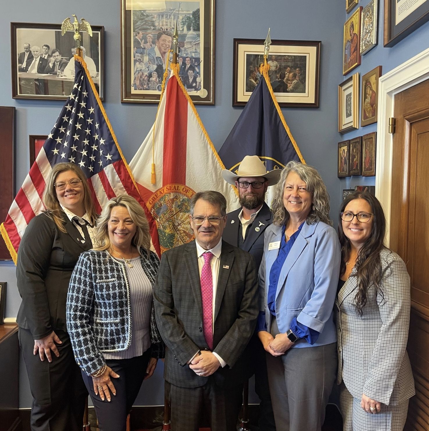 Congressman Gus Bilirakis with members of the Florida Farm Bureau in Washington this week, advocating for the needs of those who keep America fed.