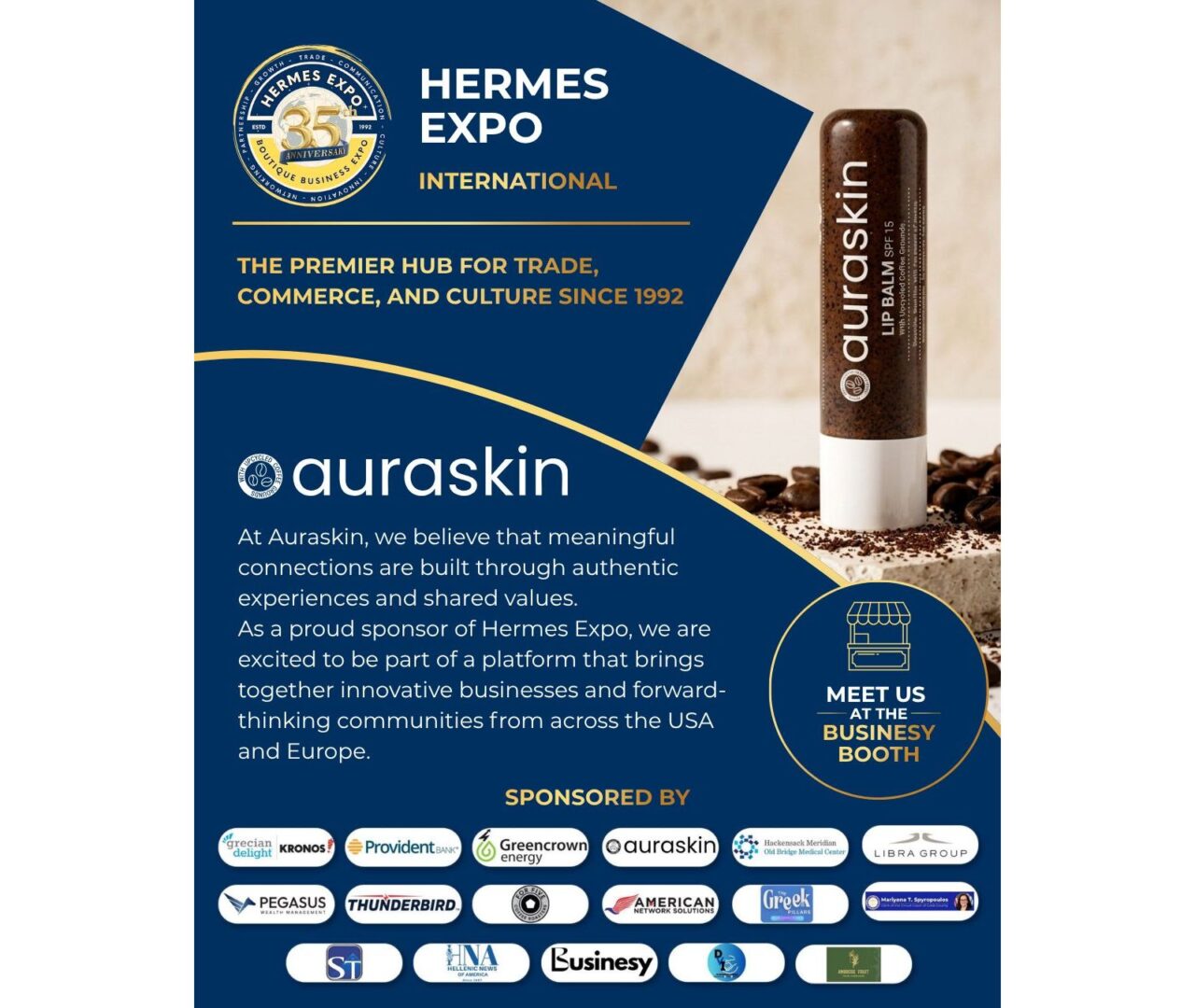 Auraskin to Showcase Sustainable, Microbiome-Friendly Skincare at the 35th Hermes Expo Auraskin to Showcase Sustainable at the 35th Hermes Expo