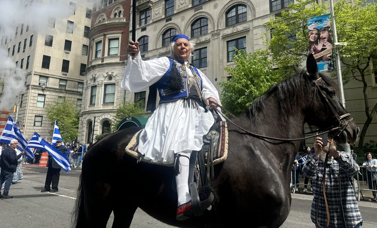 2026 New York City Greek Parade Honors the 205th Anniversary of Greek Independence and the 250th Anniversary of American Independence Greek Fighter