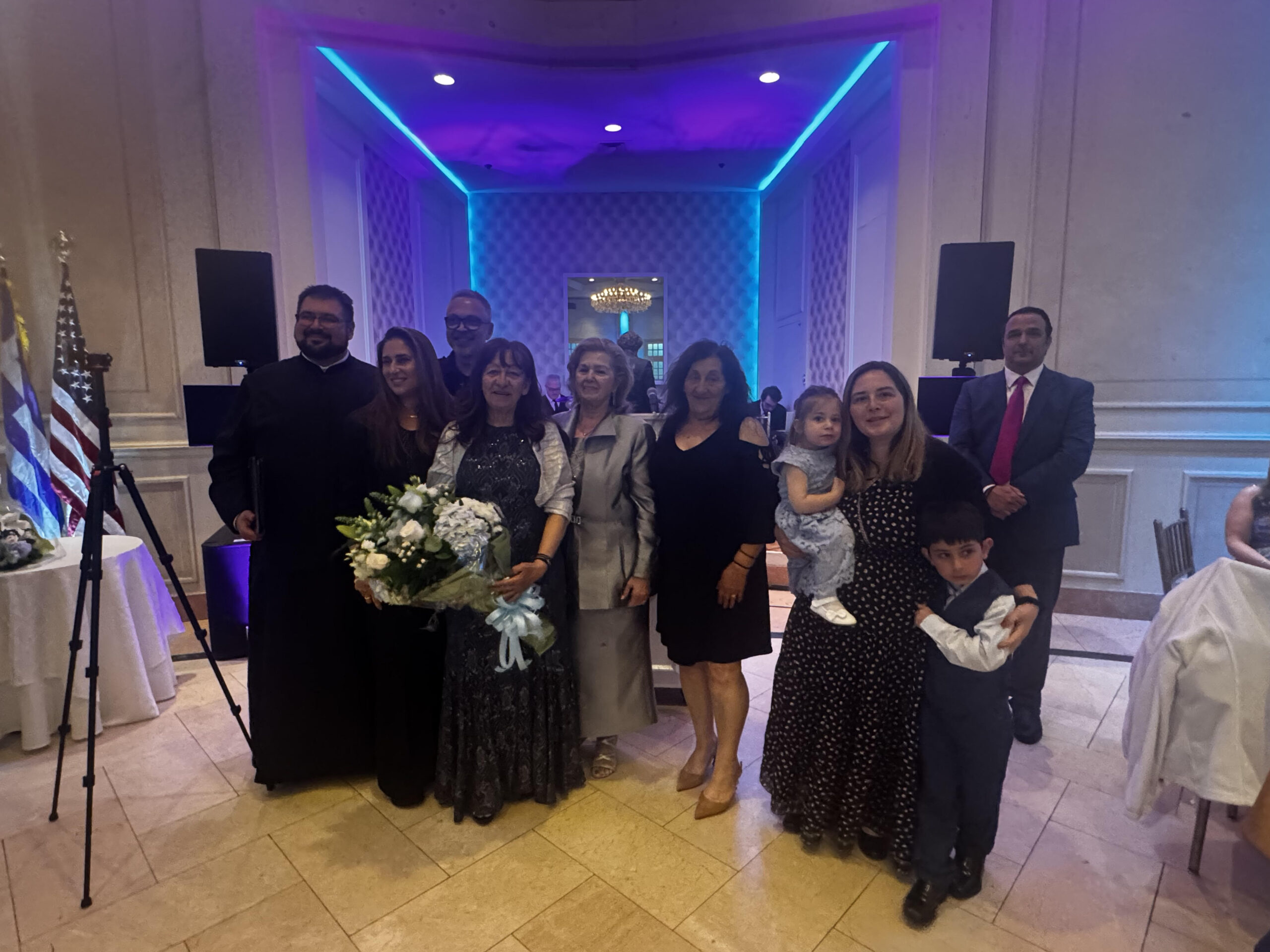 Eleni Sarigiannis and family