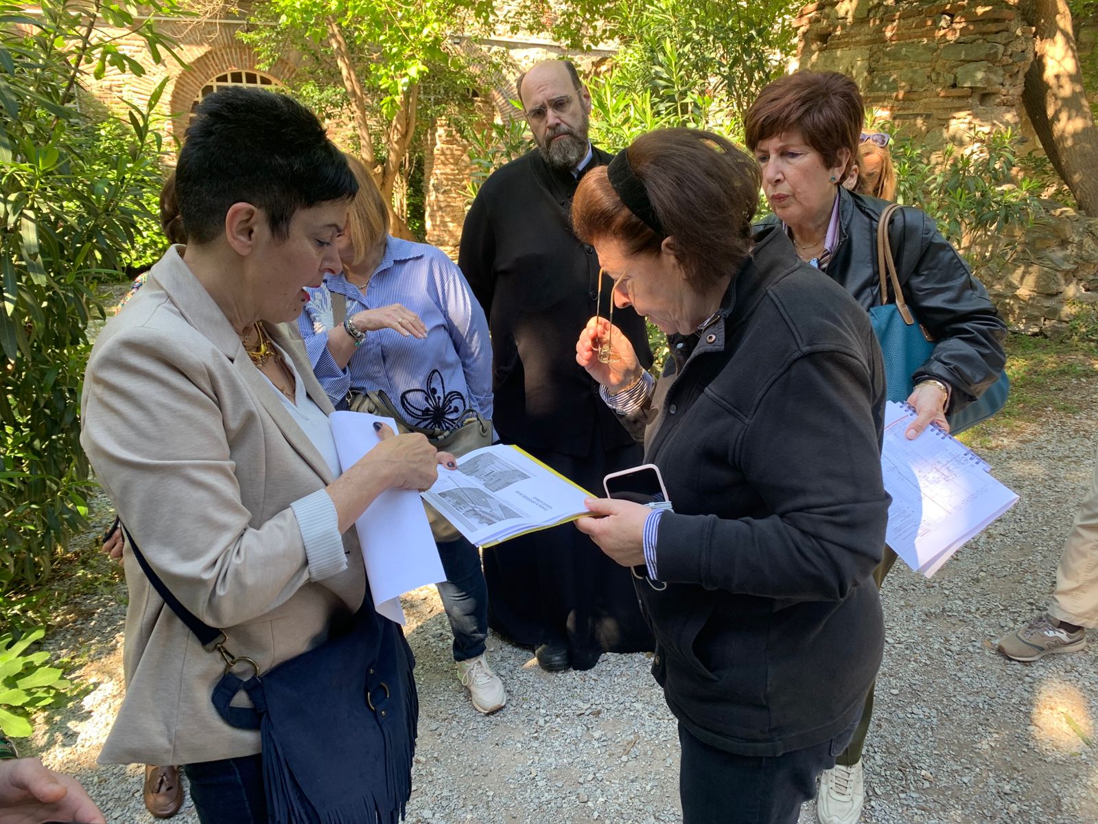 Αυτοψία της Υπουργού Πολιτισμού στον Άγιο Δημήτριο Θεσσαλονίκης