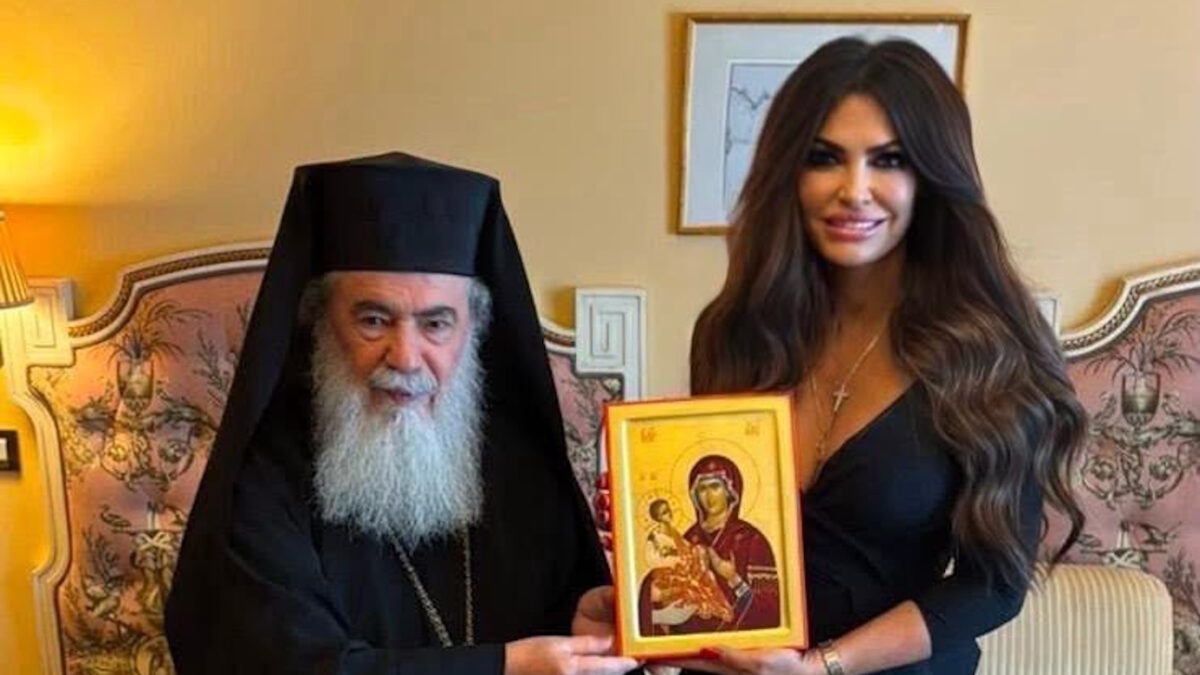 Συνάντηση Κ. Γκίλφοϊλ με τον Πατριάρχη Ιεροσολύμων Συνάντηση Κ. Γκίλφοϊλ με τον Πατριάρχη Ιεροσολύμων