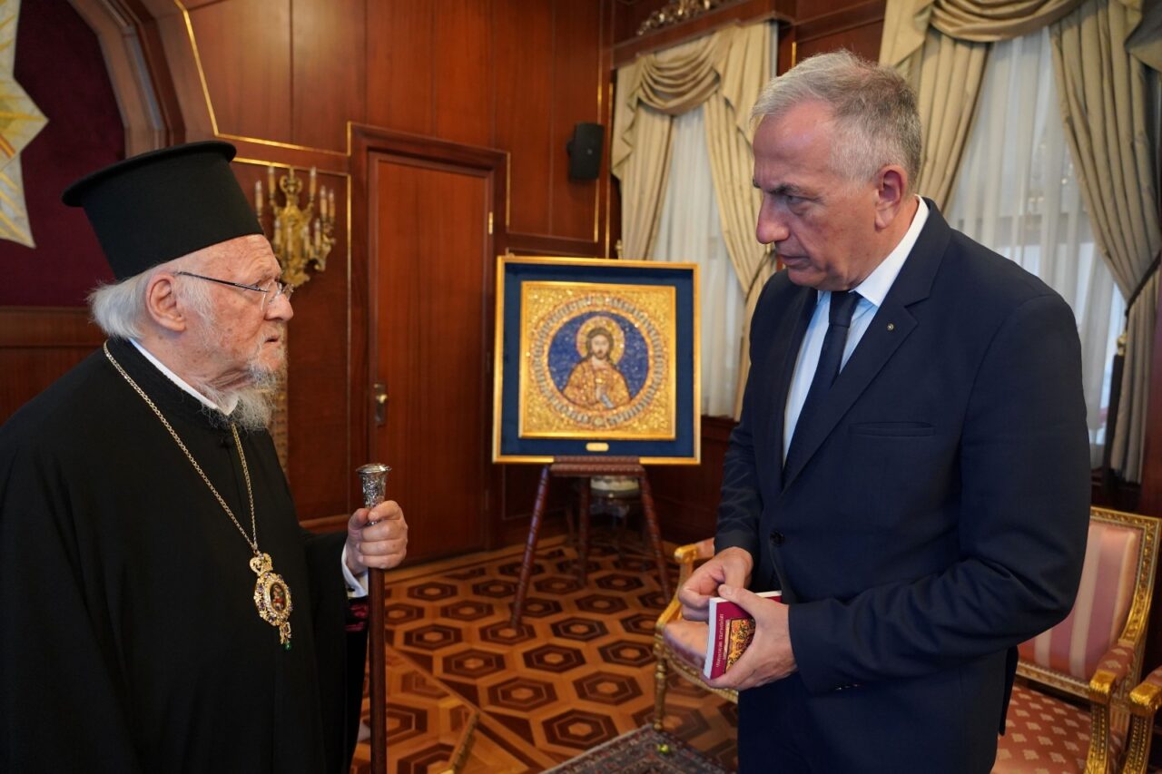 Συνάντηση υφυπουργού Ανάπτυξης Στ. Καλαφάτη με τον Οικουμενικό Πατριάρχη κ.κ. Βαρθολομαίο στο Φανάρι