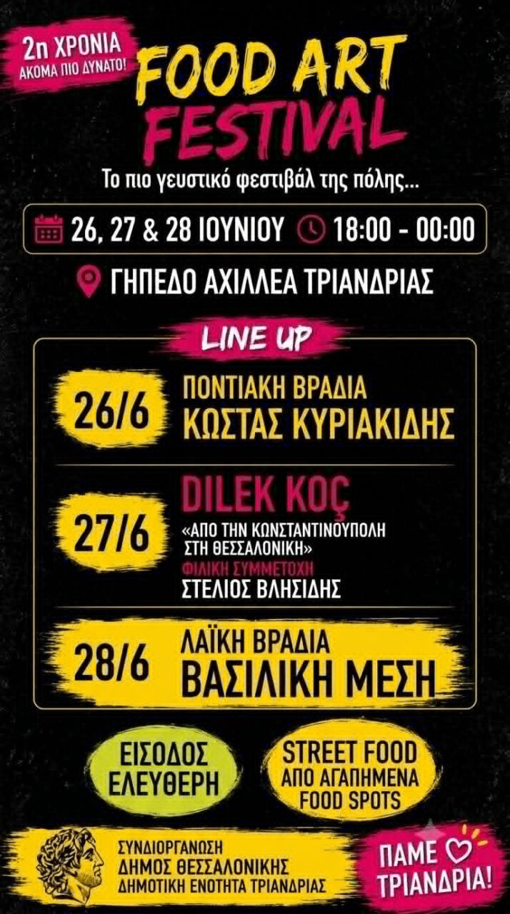 Food Art Festival Τριανδρία