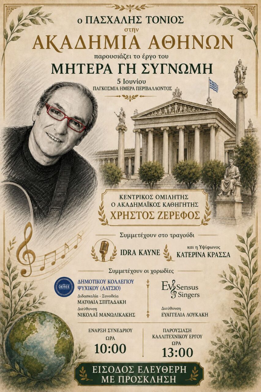 Η Ακαδημία Αθηνών τιμά το Περιβάλλον
