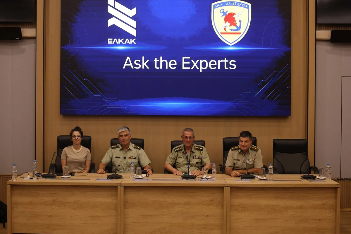 Ολοκληρώθηκε η πρώτη δράση «Ask the Expert» για τη διασύνδεση των Ενόπλων Δυνάμεων με το Οικοσύστημα Αμυντικής Καινοτομίας Ολοκληρώθηκε η πρώτη δράση «Ask the Expert»