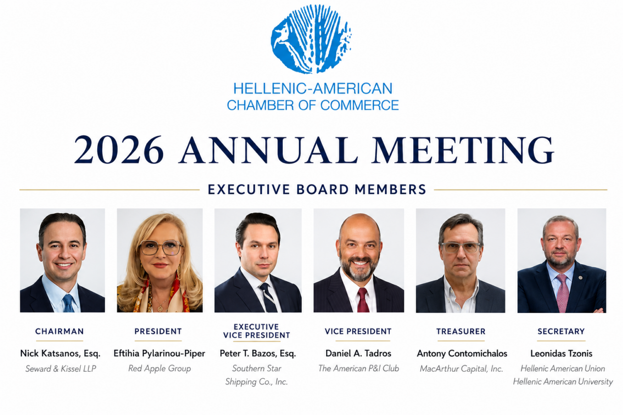 Hellenic-American Chamber of Commerce Elects 2026–2027 Executive Board at Annual Meeting