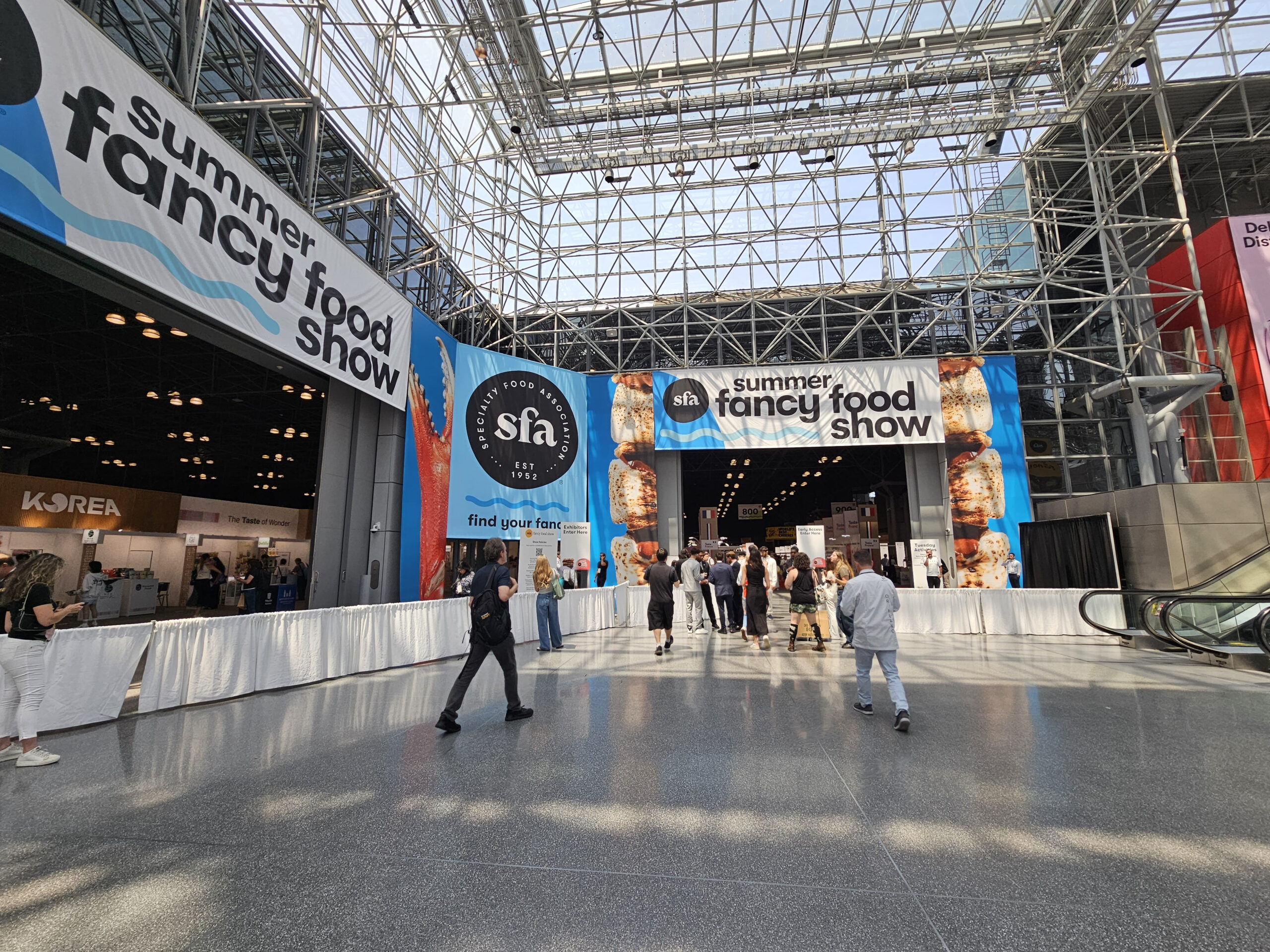 Entrance to the Summer Fancy Food Show at the Jacob K. Javits Convention Center, New York
