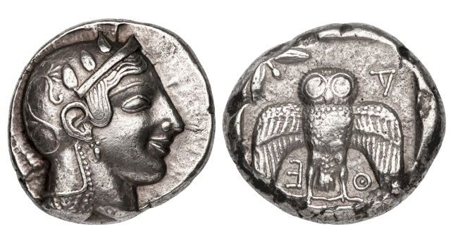Superb Ancient Athens Coins Exhibit Began With Love of Artistic Creations Superb Ancient Athens Coins Exhibit Began With Love of Artistic Creations