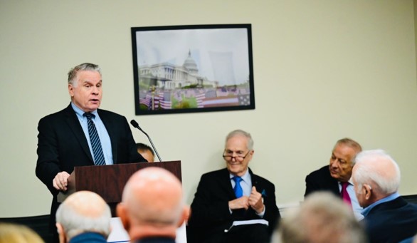 Rep. Chris Smith addresses the group