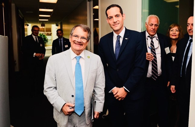 Rep. Bilirakis with Cyprus Government Spokesman Konstantinos Letymbiotis