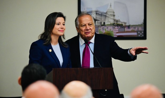 Rep. Goodlander and Philip Christopher