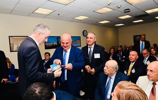Rep. Fitzpatrick with Mayors of Cyprus (left to right) Dr. Iosif Violaris and Mr. Marios Zambakides