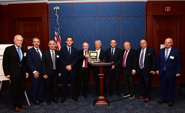 Chairman Risch with Hellenic Leaders